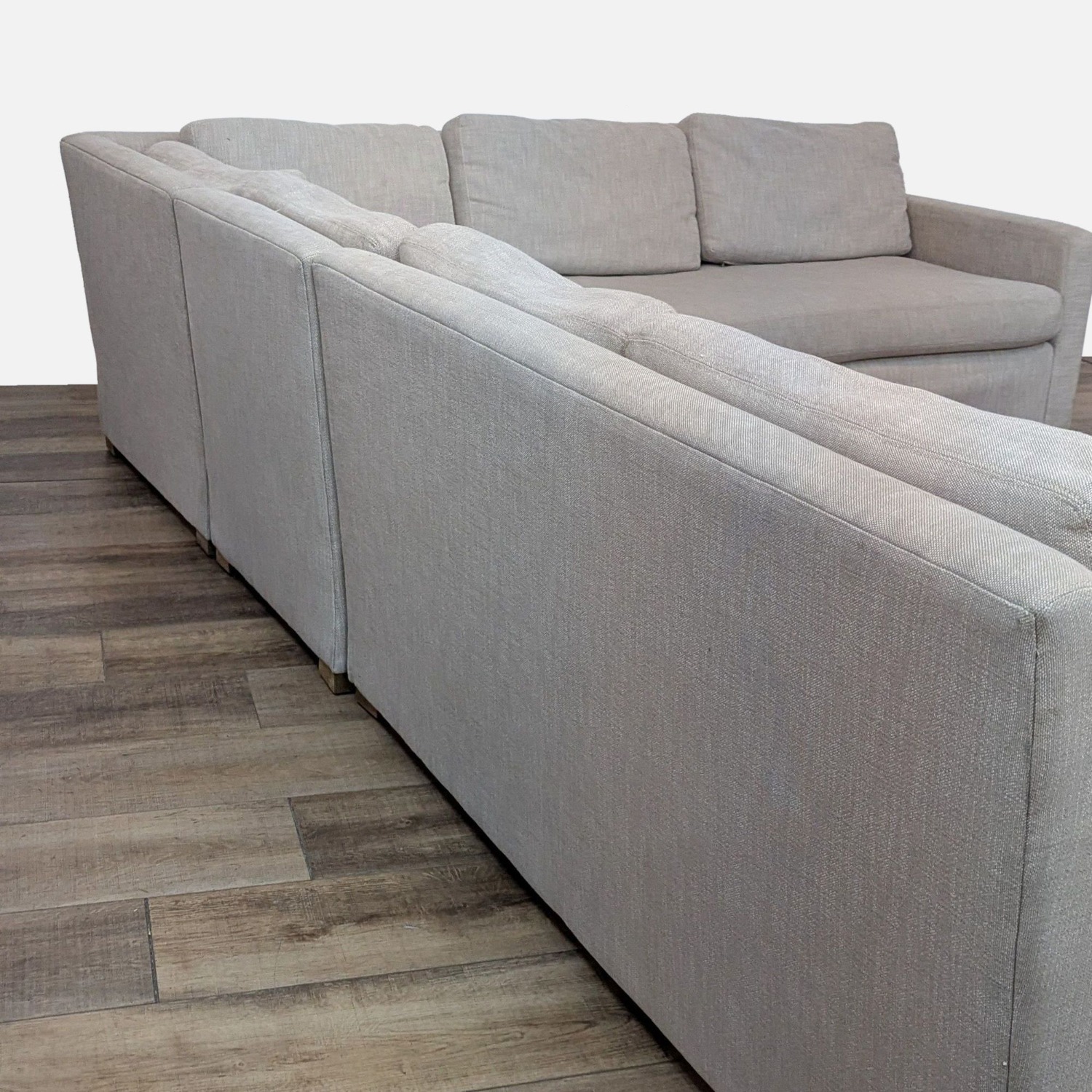 Restoration Hardware Belgian Sectional Sofa - image-5