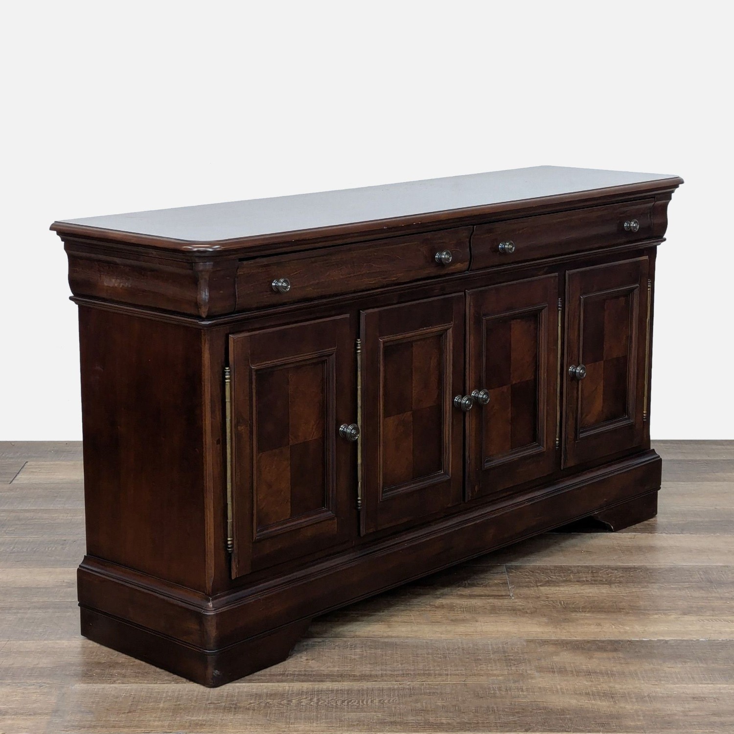 Dark Brown Wood Sideboard - image-3