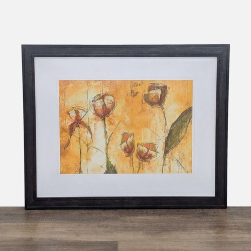 Used Cort Furniture Framed‚Mid Morning‚Floral Art Print for sale on AptDeco