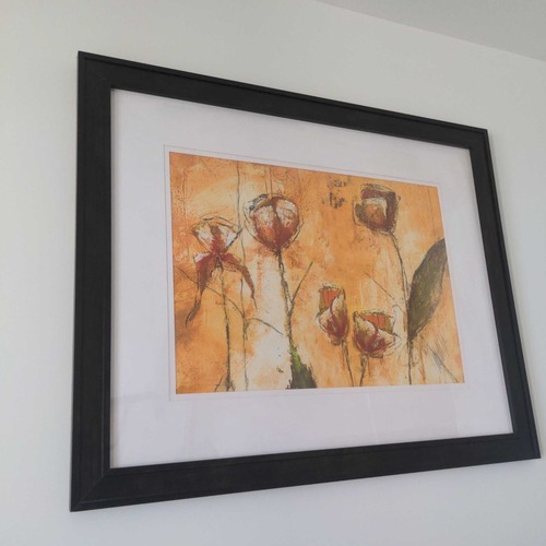 Used Cort Furniture Framed‚Mid Morning‚Floral Art Print for sale on AptDeco