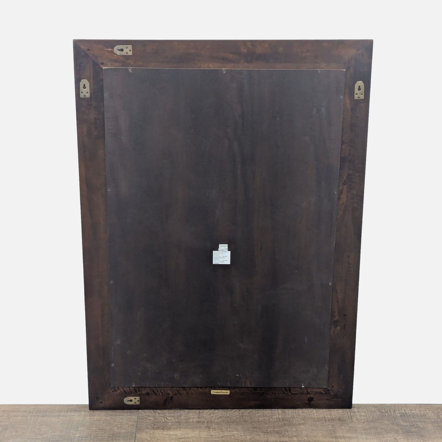 Crate & Barrel Wood Framed Wall Mirror - image-4