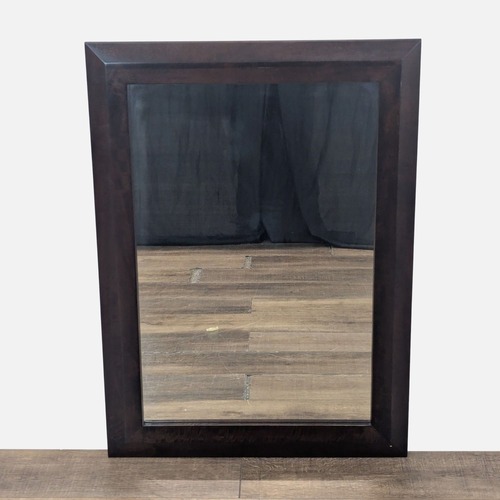 Used Crate & Barrel Wood Framed Wall Mirror for sale on AptDeco