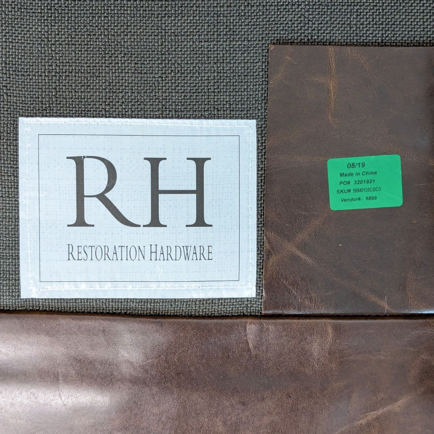 Restoration Hardware 1920‚Äôs French Camelback Armchair - image-10