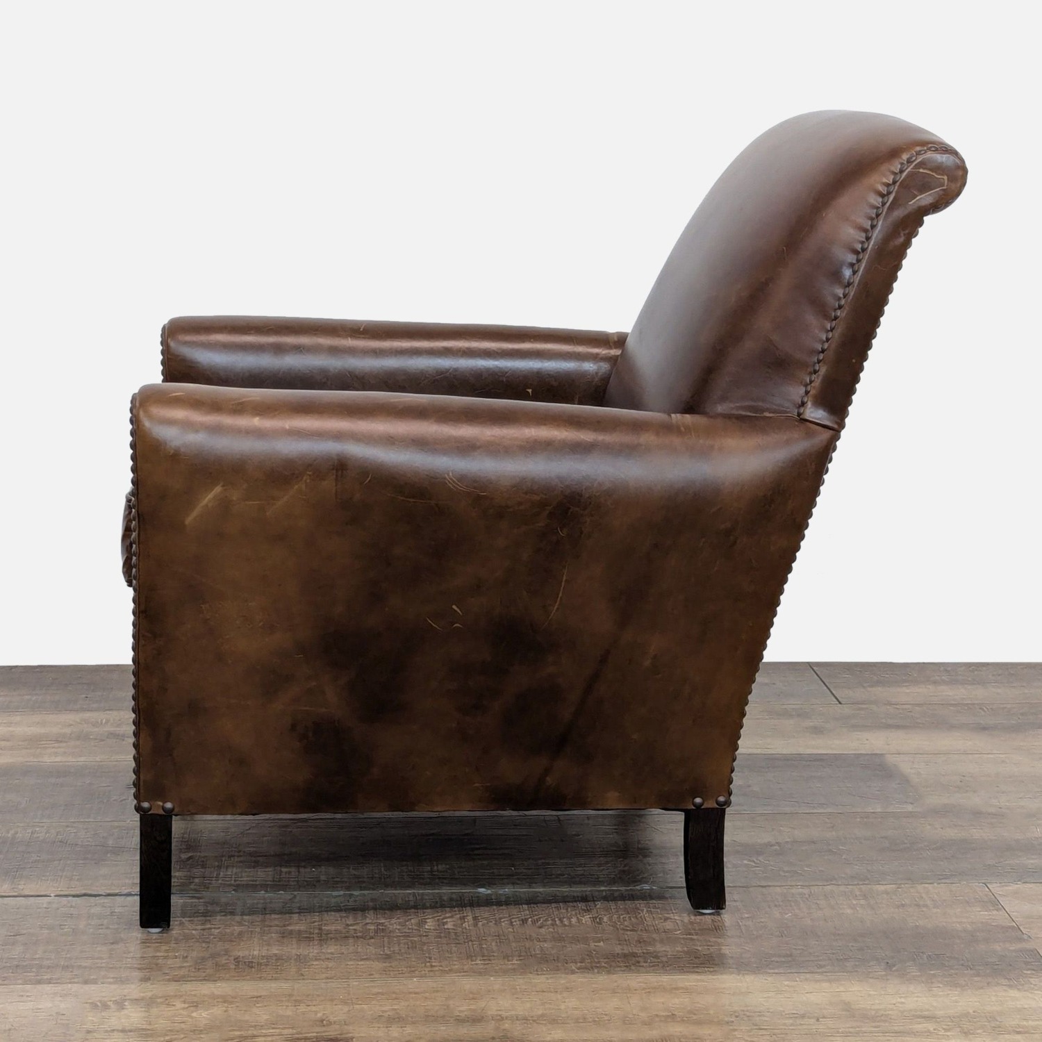 Restoration Hardware 1920‚Äôs French Camelback Armchair - image-5