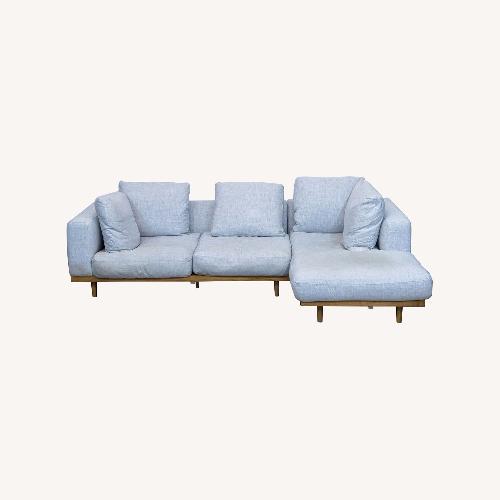 Used West Elm Newport 2-Piece Modern Chaise Sectional for sale on AptDeco