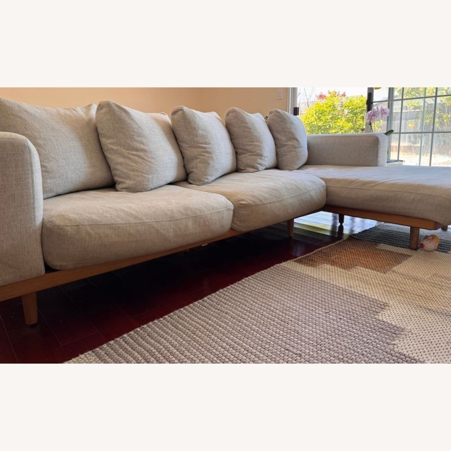 West Elm Newport 2-Piece Modern Chaise Sectional - image-1