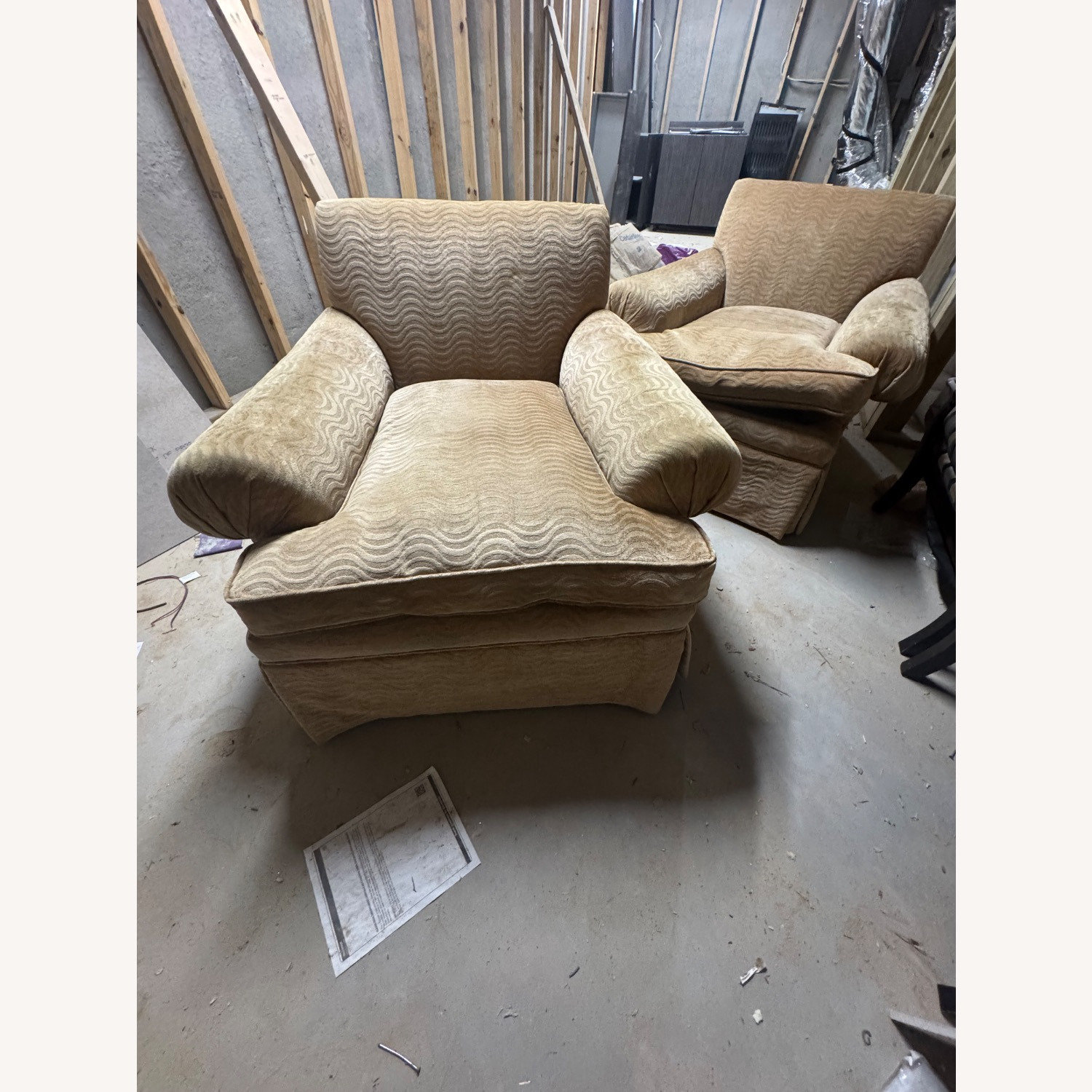 Henredon Natural Fabric Armchair - image-3