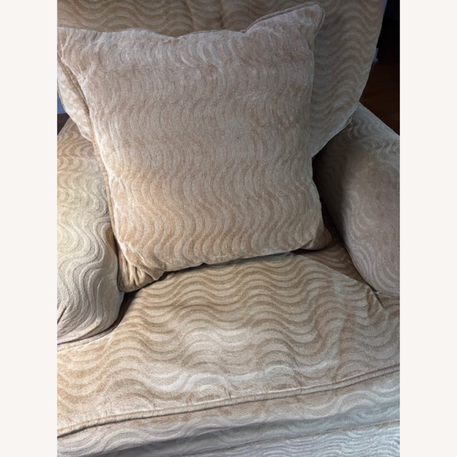 Henredon Natural Fabric Armchair - image-5