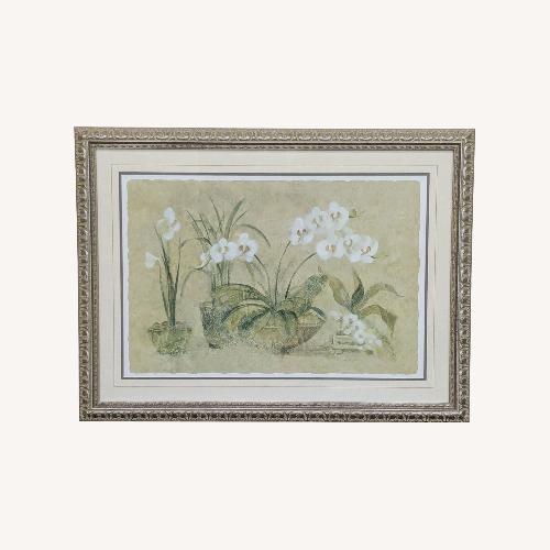 Used Cheri Blum Four Potted Orchids Framed Print for sale on AptDeco