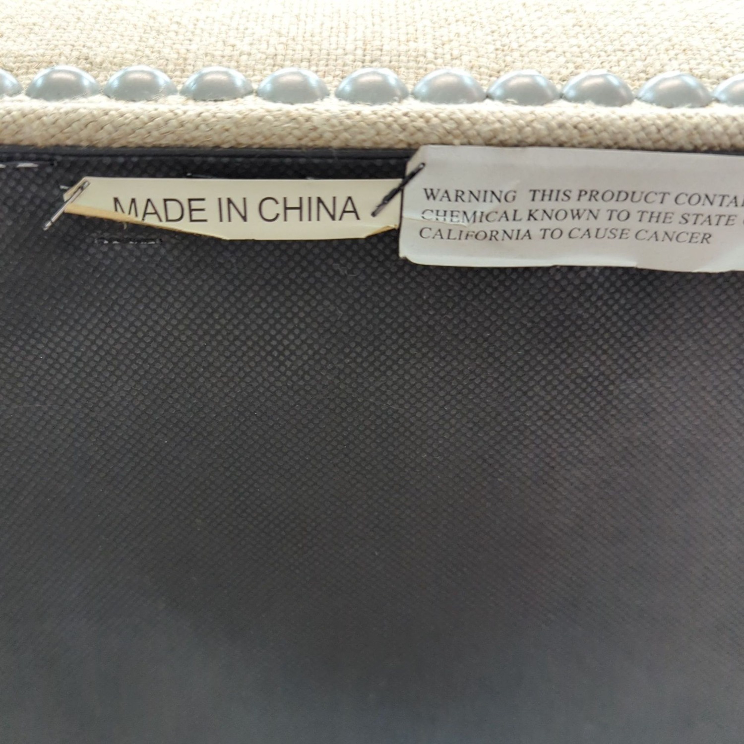 High Back Wing Dining Chair with Nailhead Trim	 - image-7