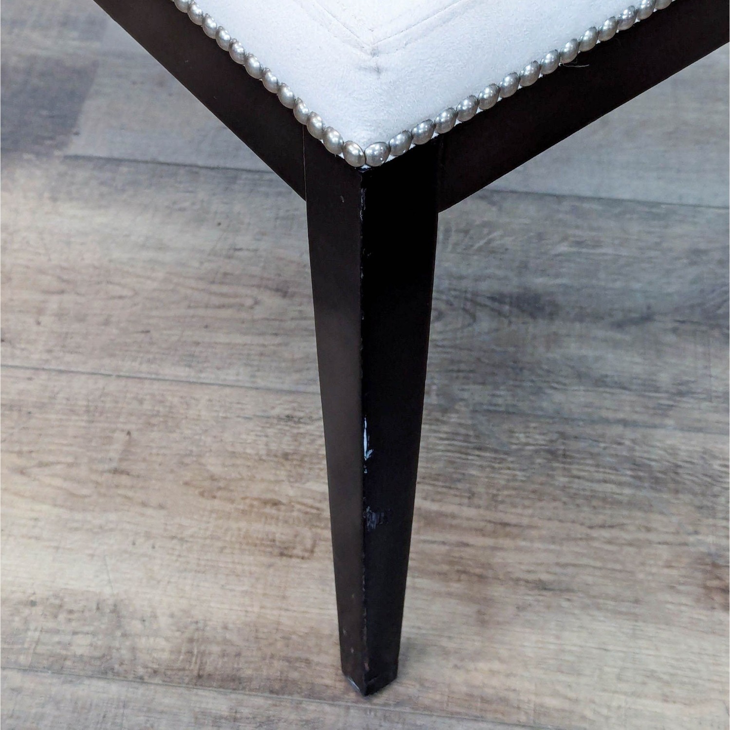 Faux Leather Extra High Back Wing Style Chair - image-6