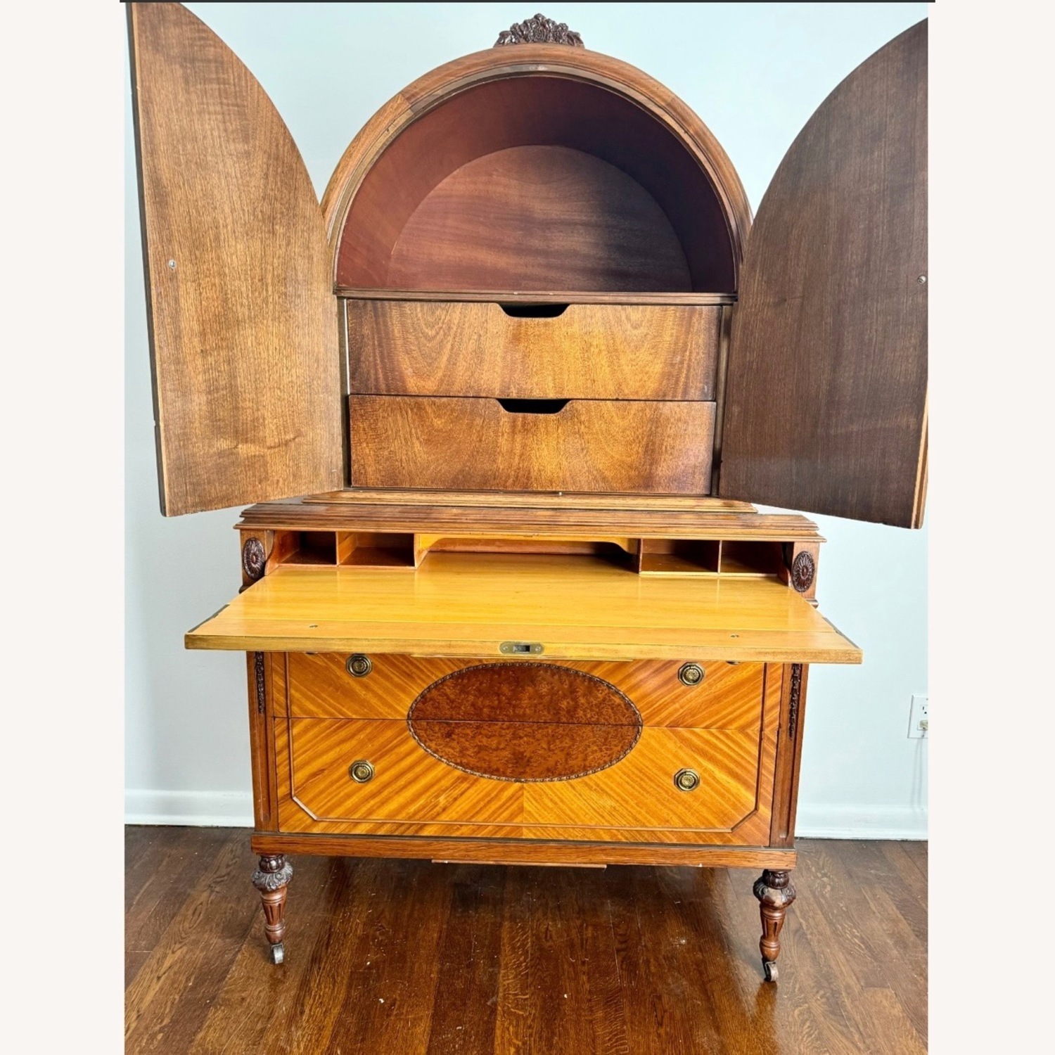 1930’s Art Deco Armoire Secretary  - image-2