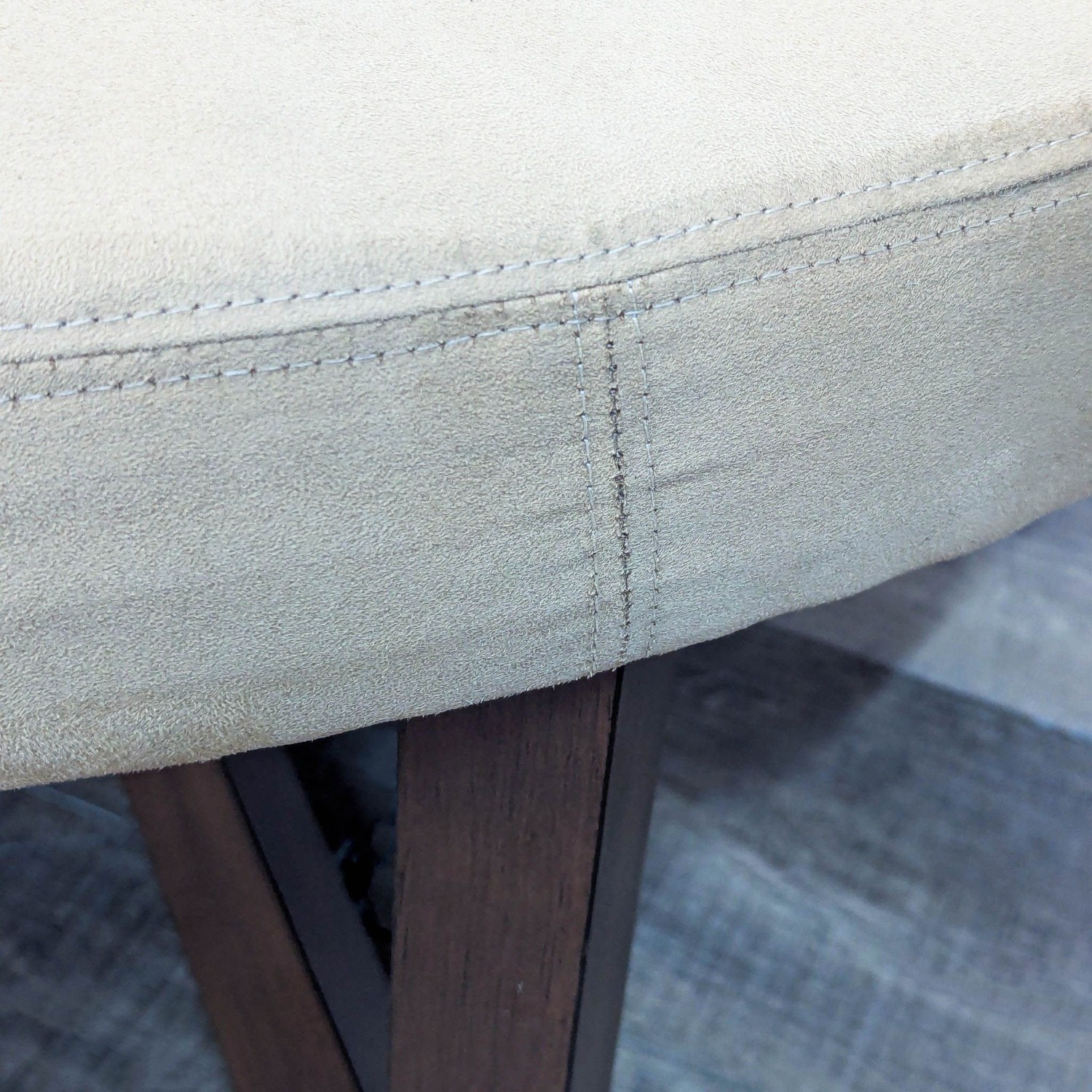 Natural Leather Ottoman - image-6