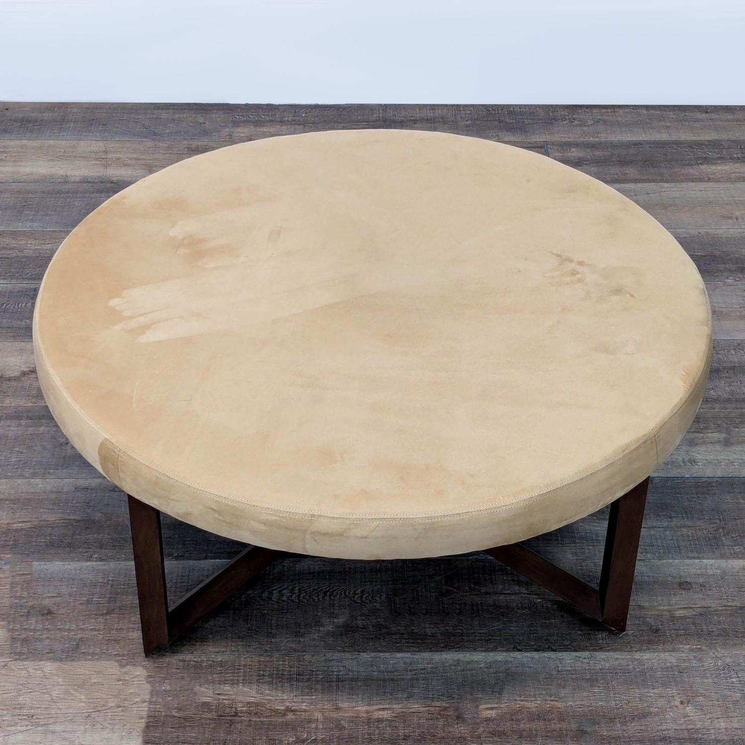 Natural Leather Ottoman - image-7