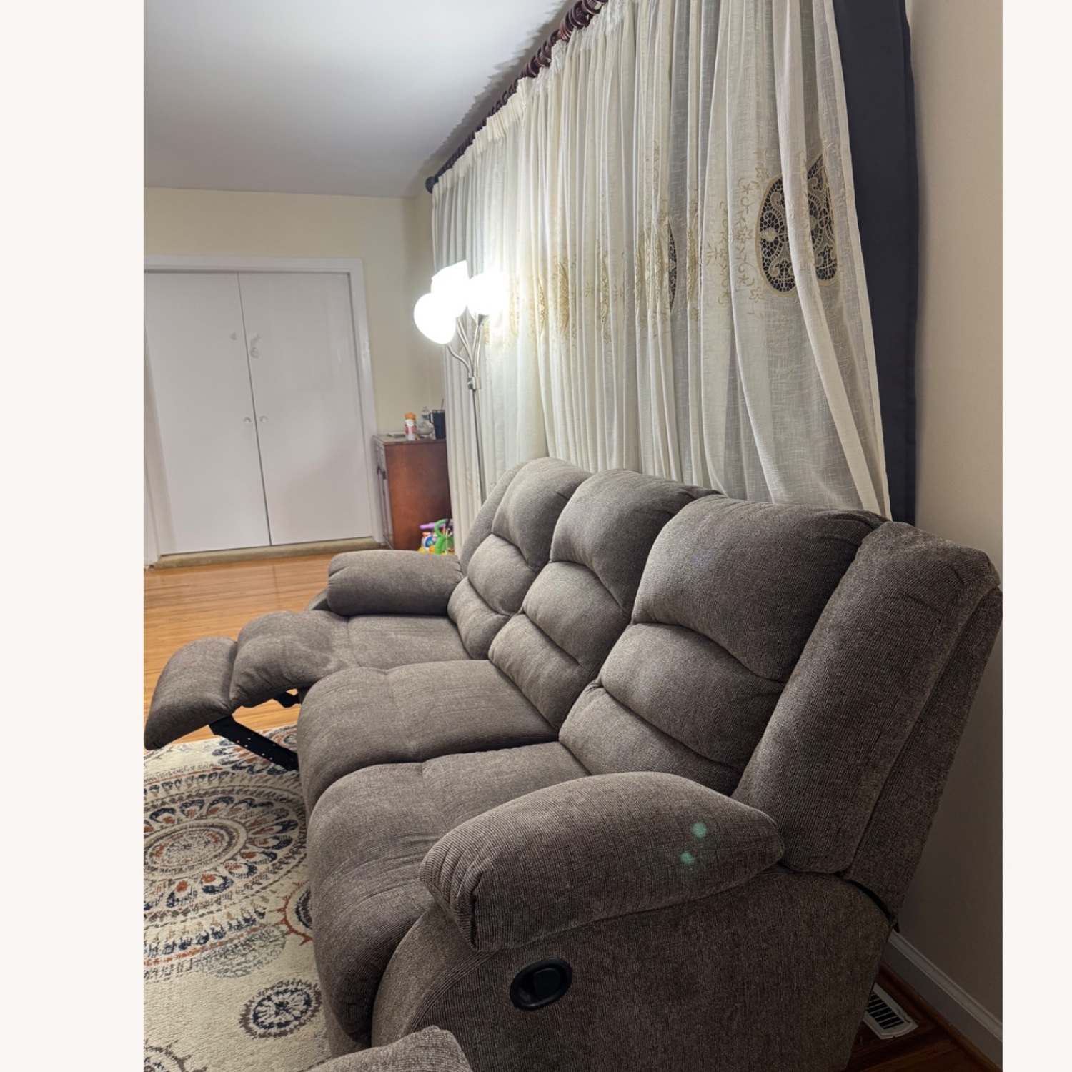 Ashley Furniture Tulen Dark Brown 3+ Seater Sofa - image-2