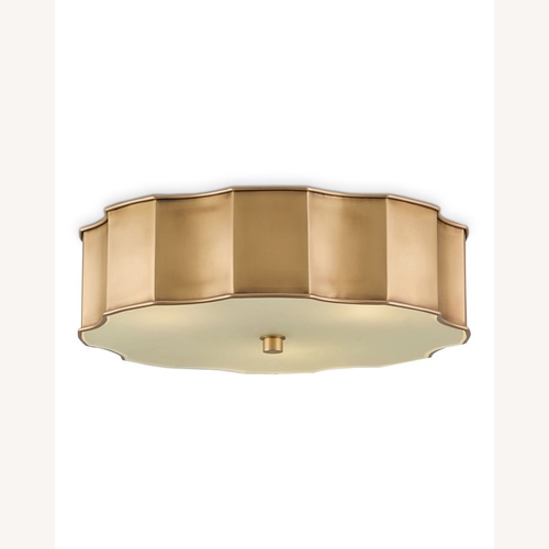 Used Currey and Company Metal Ceiling Lamp for sale on AptDeco