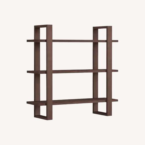 Used Burrow Index Walnut Wall Shelf for sale on AptDeco