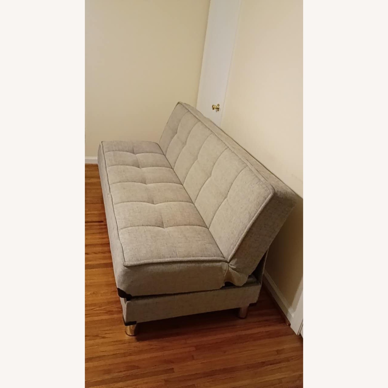 IKEA Light Gray Futon - image-2