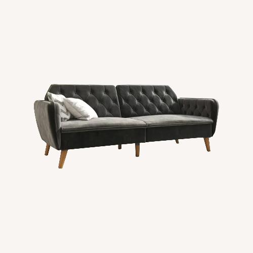Used 9 By Novogratz Light Gray Sleeper Sofa for sale on AptDeco