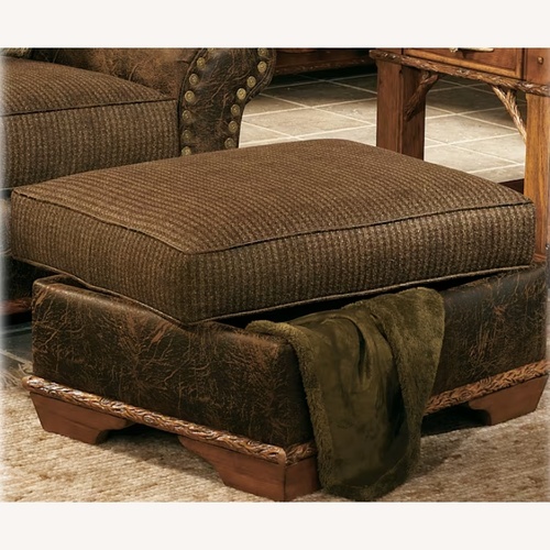 Used Modern of Marshfield Whitetail Ridge Furniture Collection Storage Ottoman for sale on AptDeco
