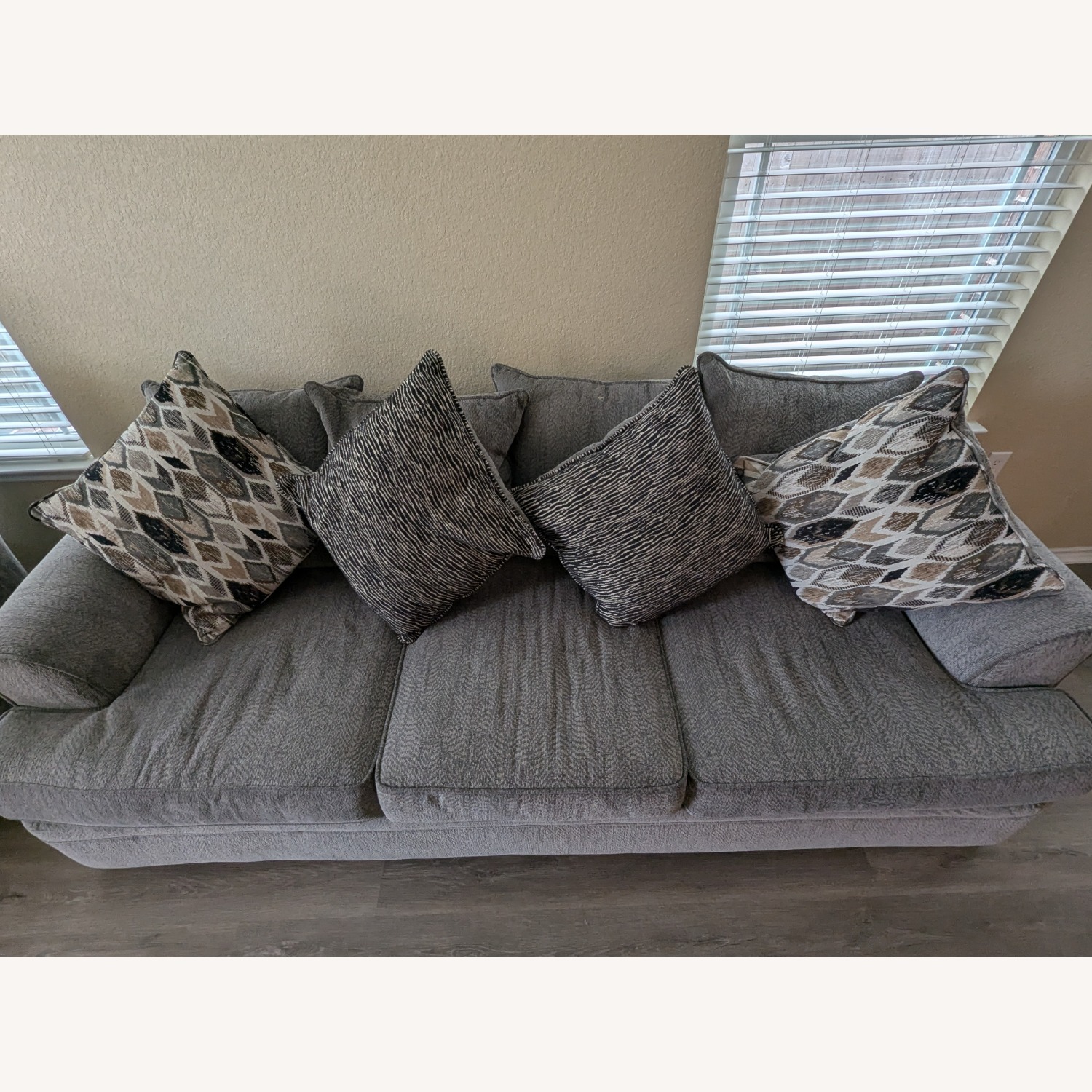 3 Seater Gray Sofa  - image-5