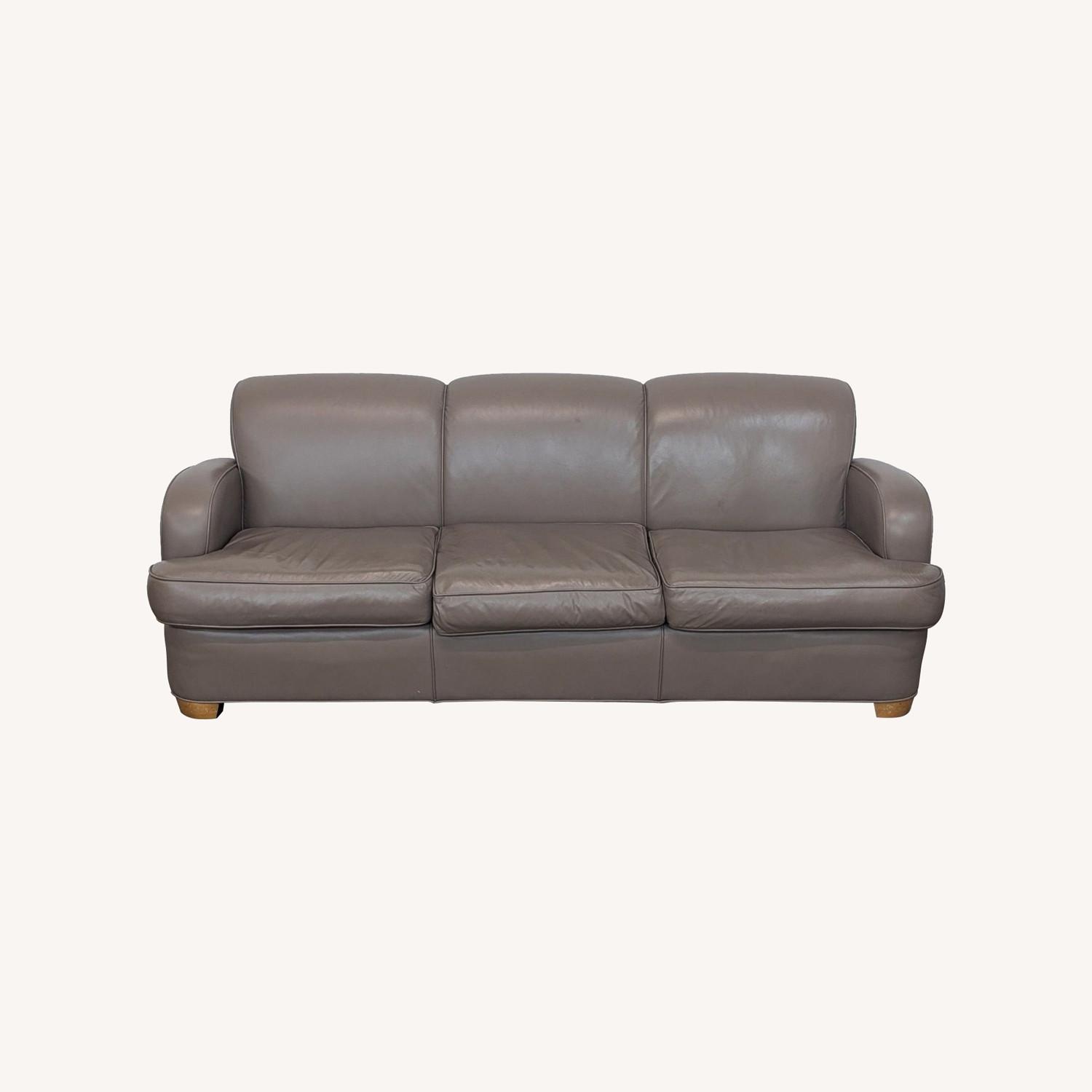 Custom 3-Seat Leather Sofa - image-0