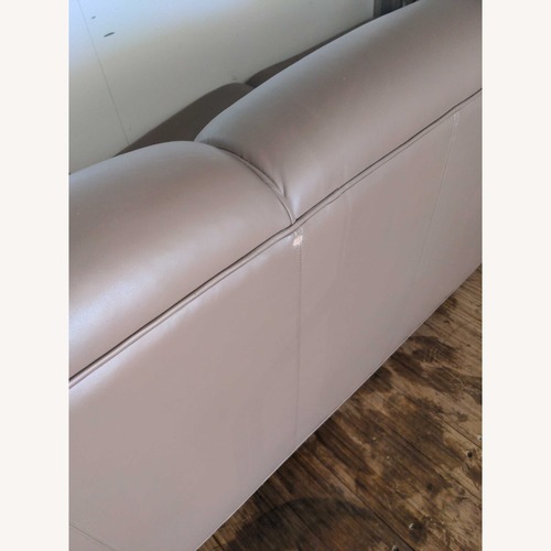 Used Custom 3-Seat Leather Sofa for sale on AptDeco