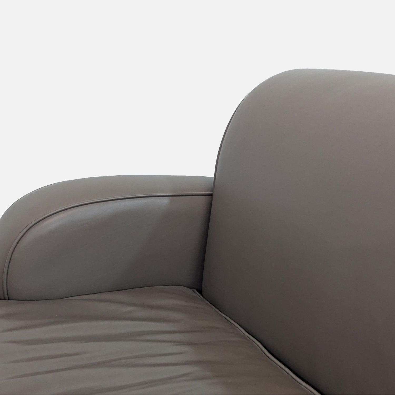 Custom 3-Seat Leather Sofa - image-9