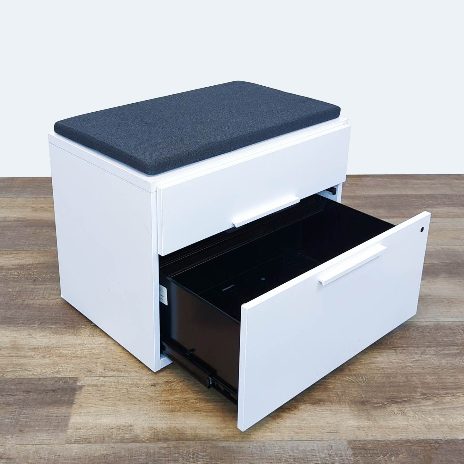 Knoll White Office Cabinet - 30" Wide - image-1