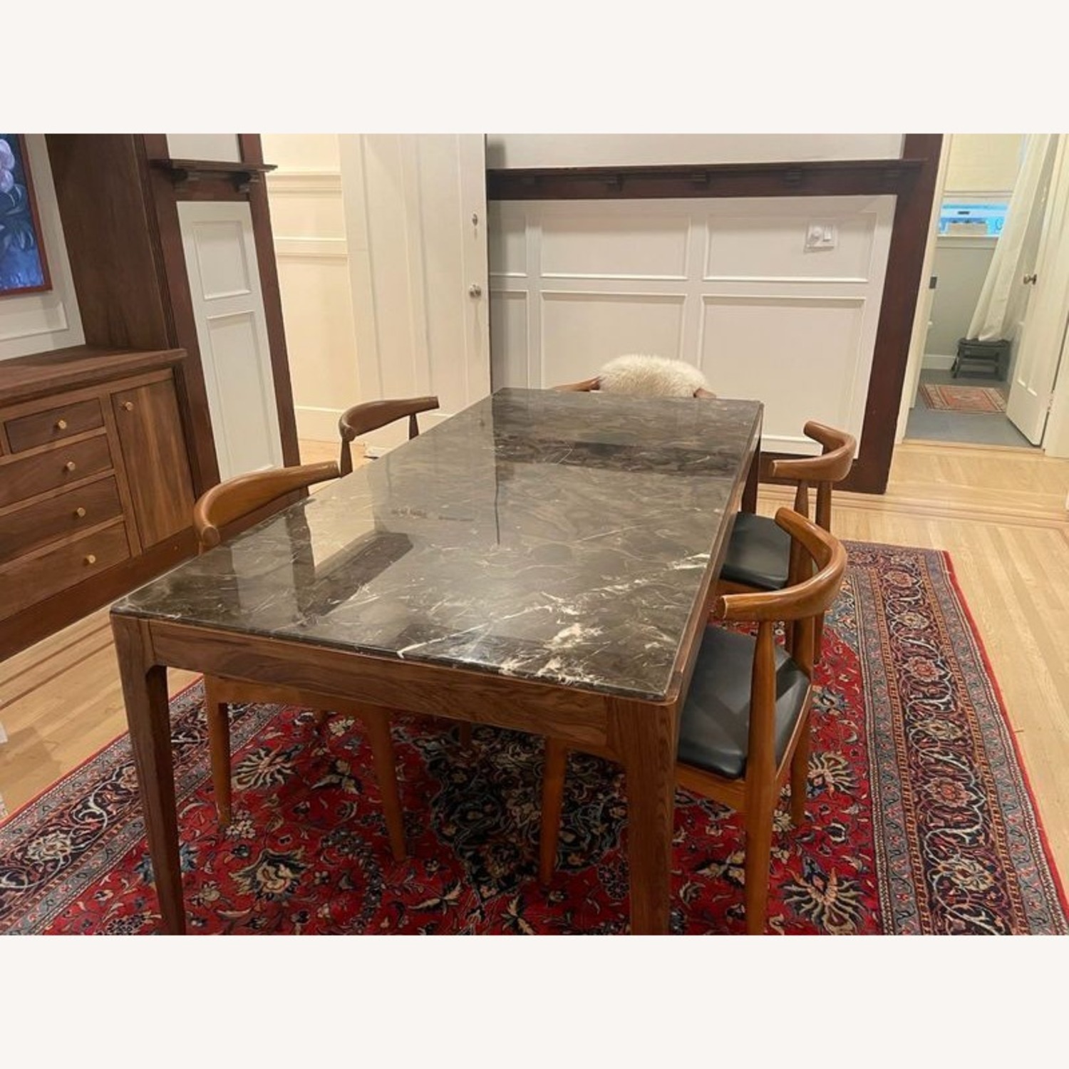 Pacini & Cappellini Cut Dining Table with Emperador - image-7