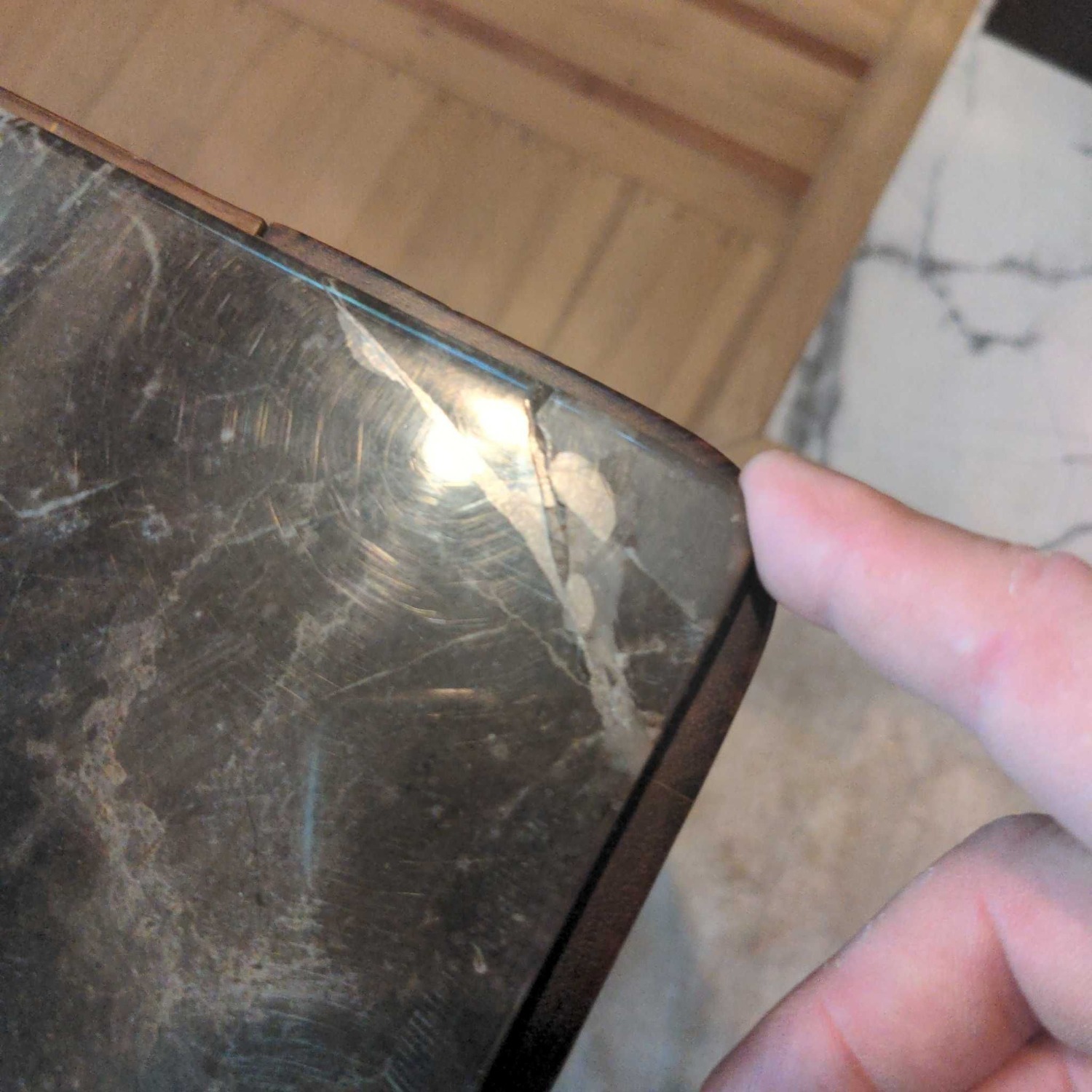 Pacini & Cappellini Cut Dining Table with Emperador - image-1