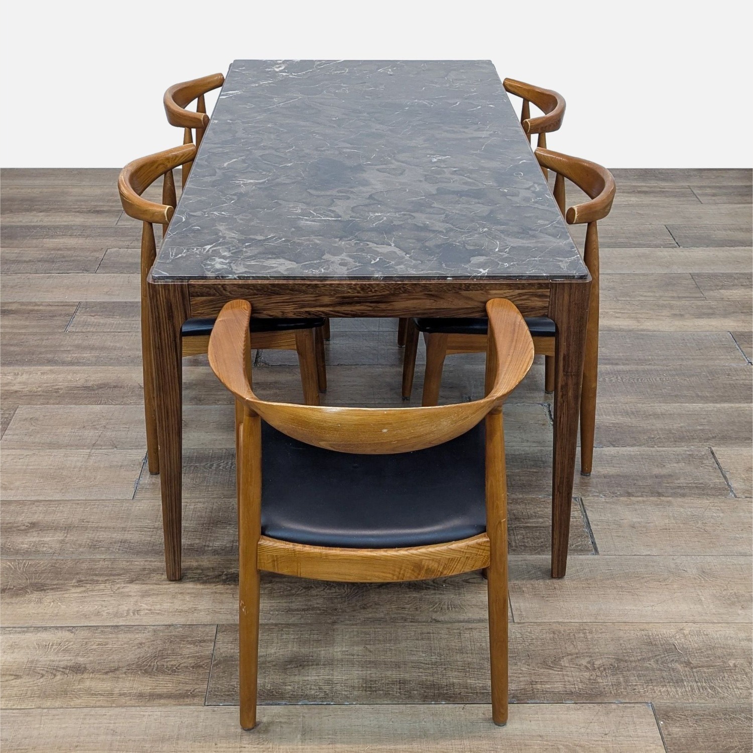 Pacini & Cappellini Cut Dining Table with Emperador - image-3