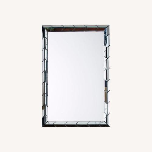 Used West Elm Chevron Tile Wall Mirror for sale on AptDeco