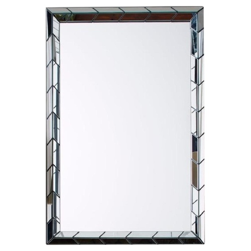 Used West Elm Chevron Tile Wall Mirror for sale on AptDeco