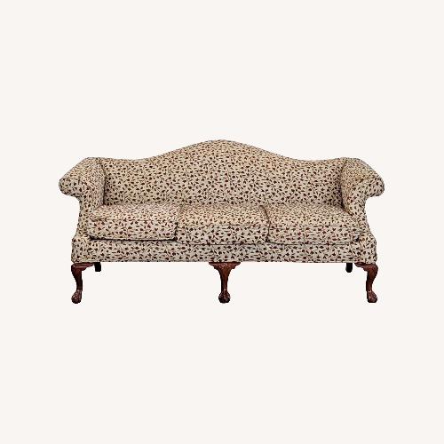 Used Camelback Sofa With Floral Upholstery	 for sale on AptDeco