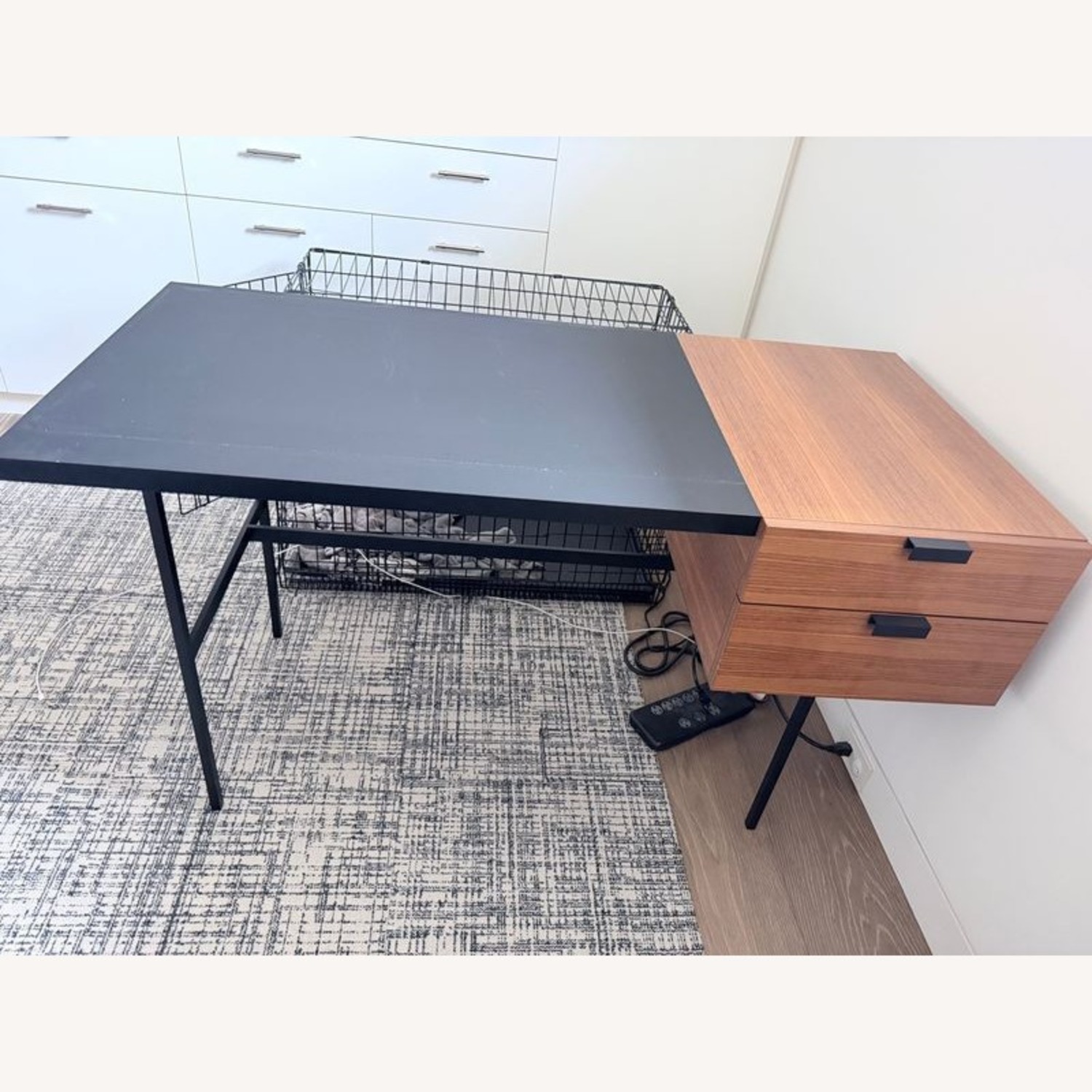 Ligne Roset Tanis Modern Desk with Drawers - image-8