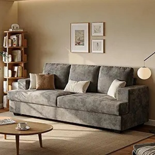 Used Comkei Dark Gray Fabric 3+ Seater Sofa for sale on AptDeco