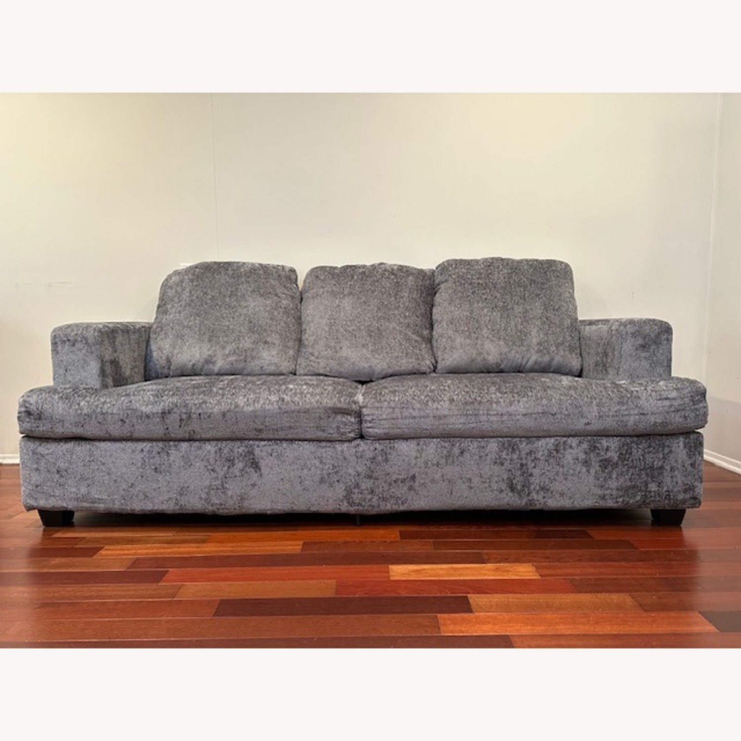 Comkei Dark Gray Fabric 3+ Seater Sofa - image-1
