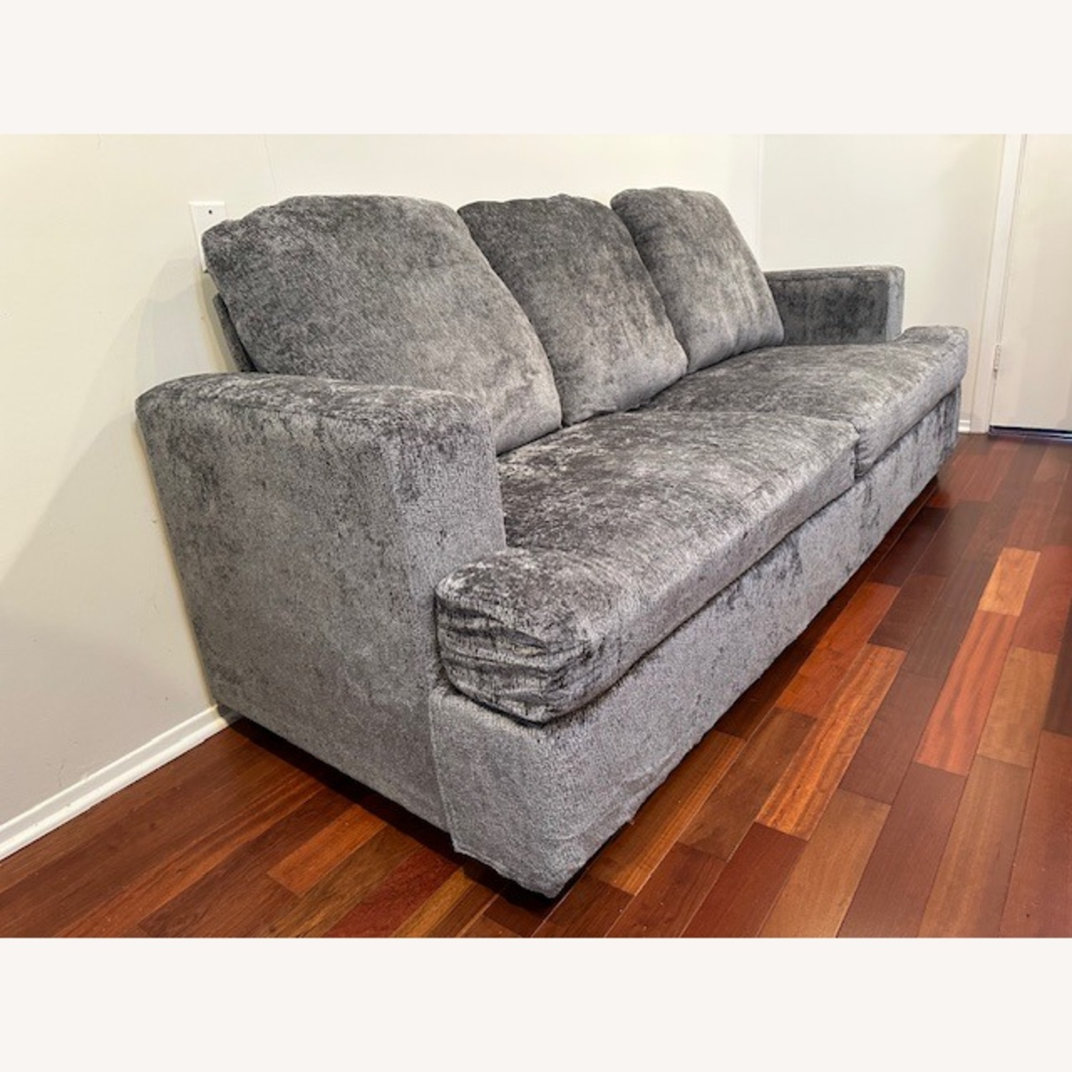 Comkei Dark Gray Fabric 3+ Seater Sofa - image-3
