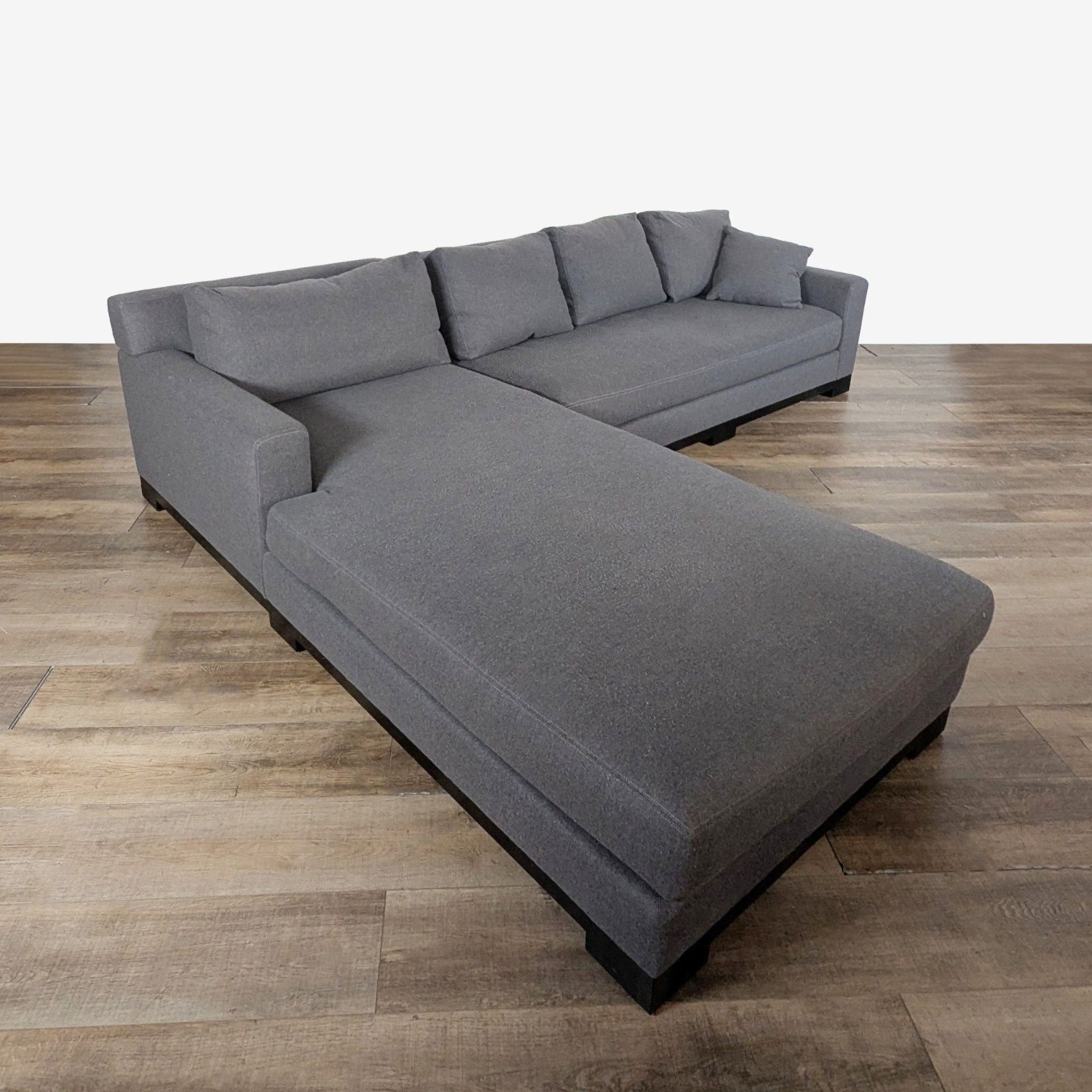 Modern L-Shaped Sofa with Chaise - image-3