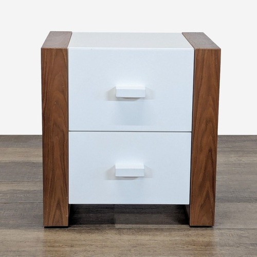 Used DucDuc Austin Modern Two Drawer Nightstand for sale on AptDeco