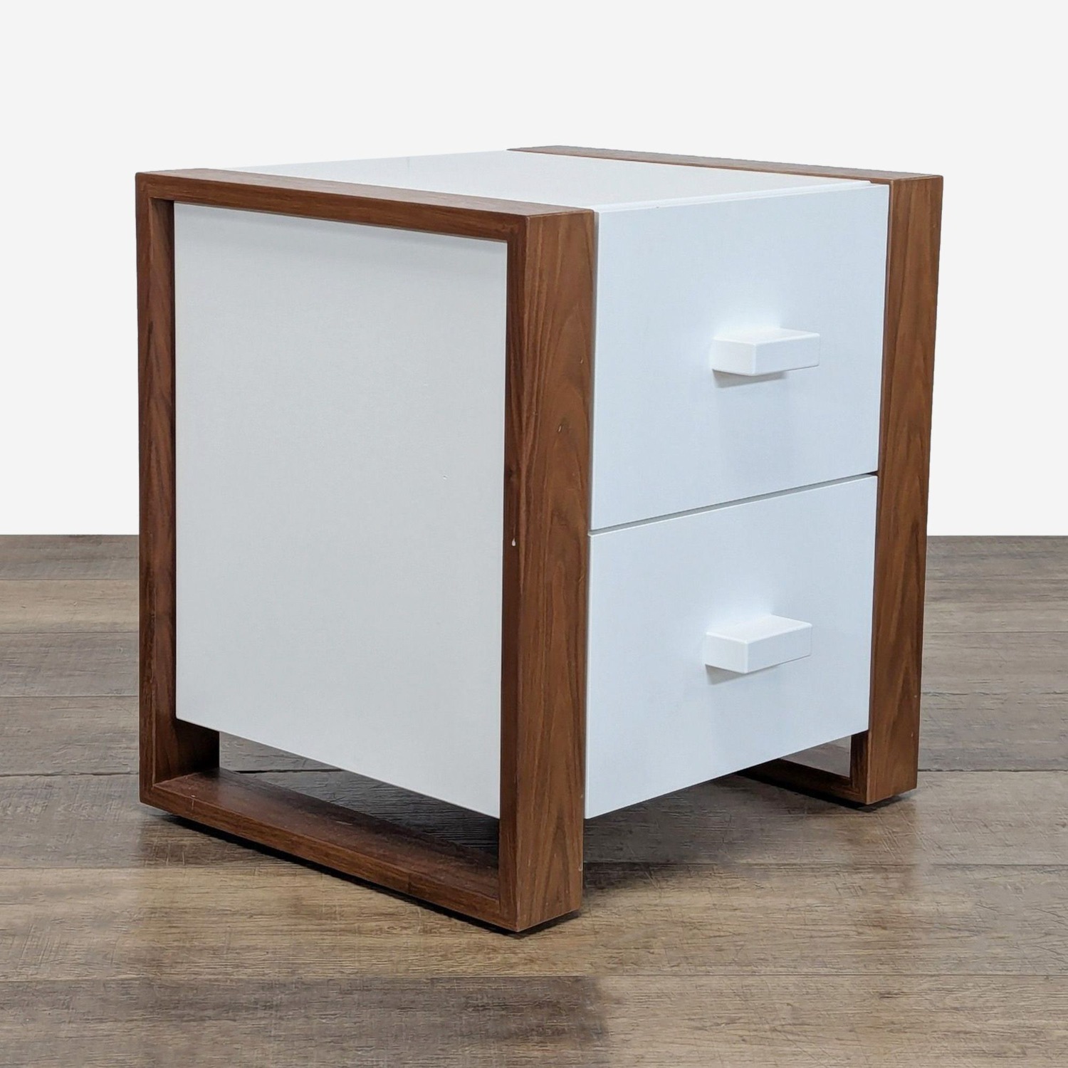 DucDuc Austin Modern Two Drawer Nightstand - image-2