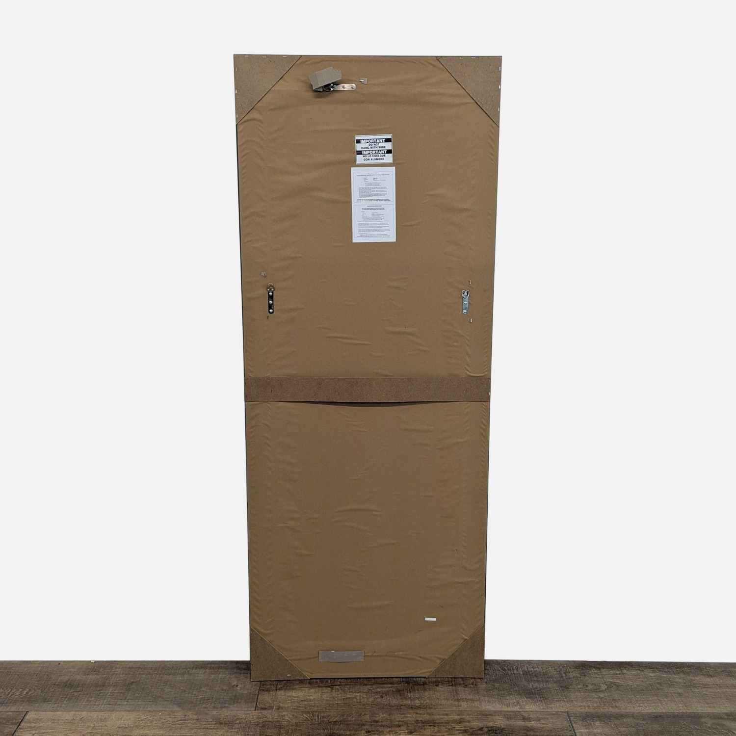 Carved Wood Frame Floor Mirror	 - image-2