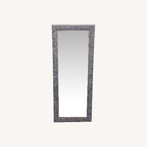 Used Carved Wood Frame Floor Mirror	 for sale on AptDeco