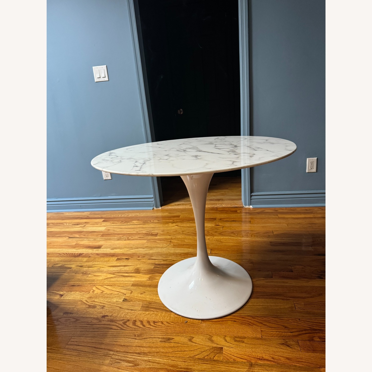 Wayfair White Marble Dining Table - image-3
