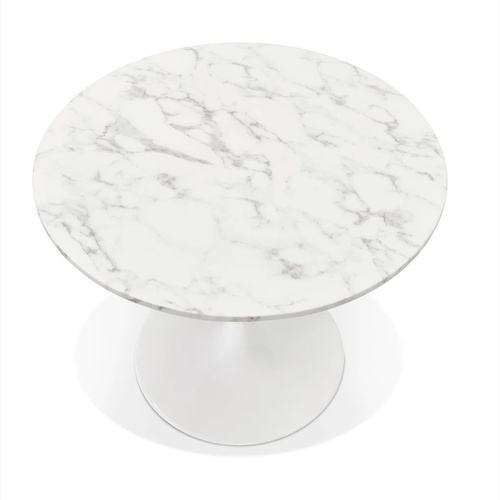 Used Wayfair White Marble Dining Table for sale on AptDeco