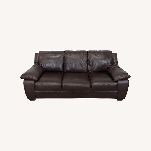 Used Natuzzi Classic Leather 3-Seat Sofa for sale on AptDeco