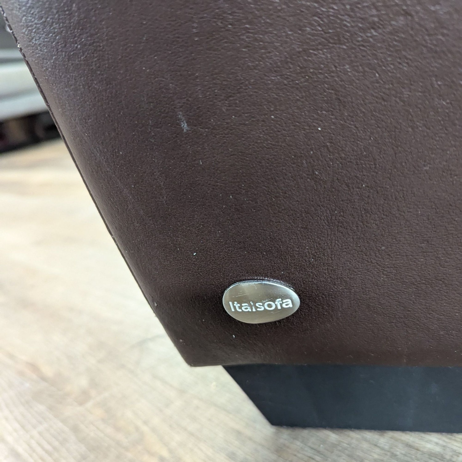 Natuzzi Classic Leather 3-Seat Sofa - image-5