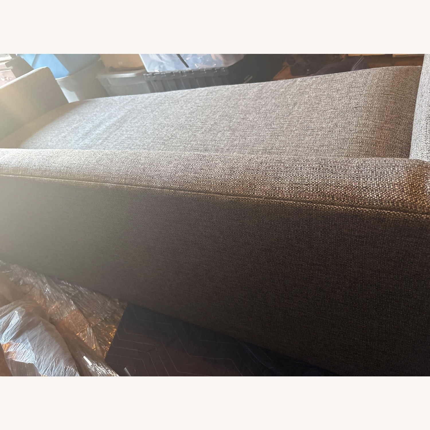 CB2 Movie Light Gray 3+ Seater Sleeper Sofa - image-5