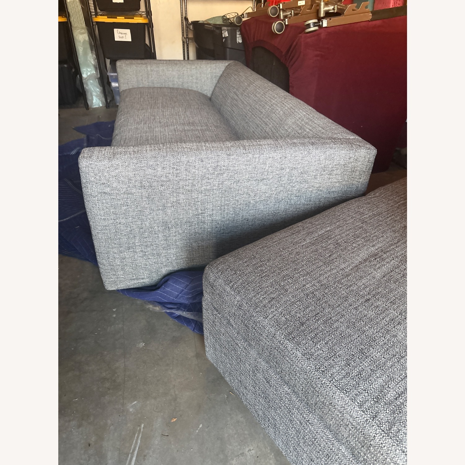 CB2 Movie Light Gray 3+ Seater Sleeper Sofa - image-3